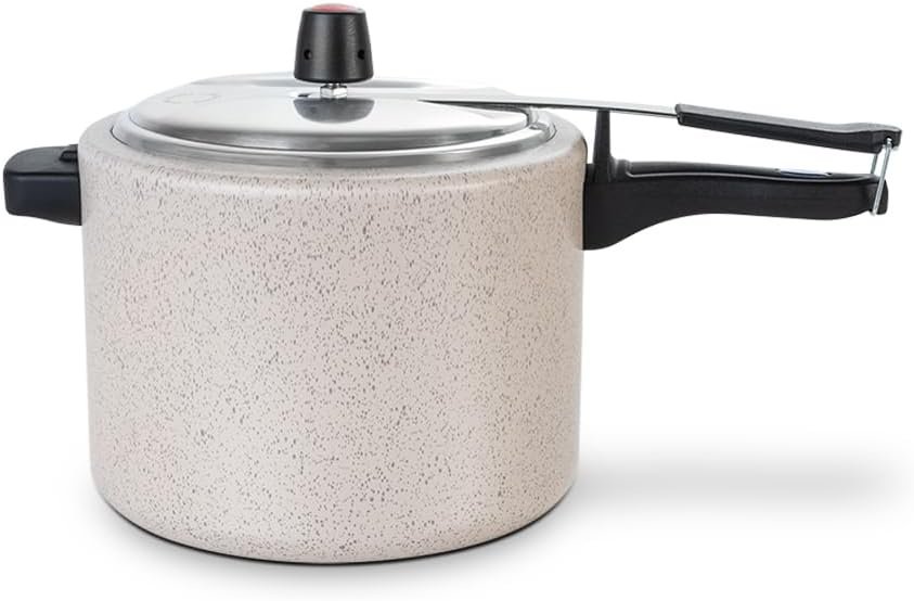 Panela de Pressão Cerâmica 7,5l Brinox Vapt Antiaderente:vanilla