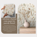 Ver imagem 2 de Papel de Parede Adesivo Floral Ramos Autocolante Rolo 10m