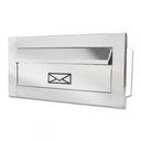 Ver imagem 1 de Caixa De Correio Em Inox Polido Espelhado 23 Profundidade