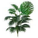 Ver imagem 4 de 4 Buquês de Samambaia Artificial Silicone 48cm Folhas Naturais Decoração Tropical Premium