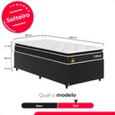 Ver imagem 6 de Cama Box Baú Solteiro + Colchão Life D33 Pillow Top 61x88x188cm - Preto - e-Shop Casa