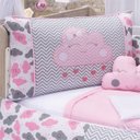 Ver imagem 4 de kit Berço Rosa bebê Completo Menina 13 Peças