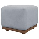 Ver imagem 7 de Kit 2 Puffs Decorativos para Sala Dalilla Persa Cinza Bouclé