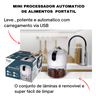 Mini Processador Elétrico de Alimentos e Alho Triturador Euro - 2