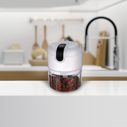 Mini Processador Elétrico de Alimentos e Alho Triturador Euro - 3