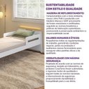 Ver mais imagens de Cama Infantil com LED e Kit Grade de Proteção Petit Casatema MadeiraOriginals Branco/Mel