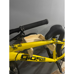 Suporte Bike de Parede Horizontal Madeira Resistente a Água - 3