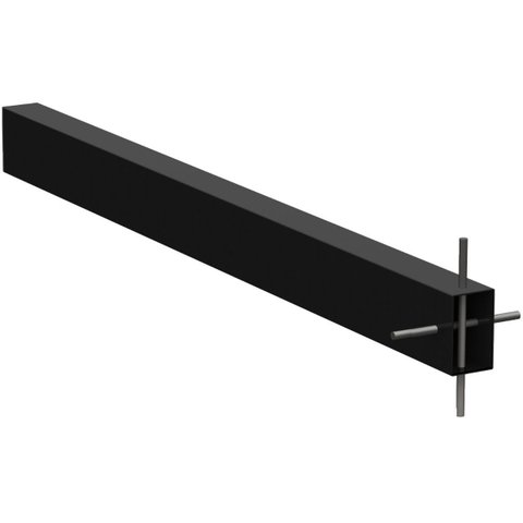 Suporte Pia Chumbar Bancada Aparador Mesa 60 Cm Preto