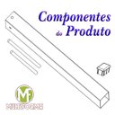 Ver imagem 5 de Suporte Pia Chumbar Bancada Aparador Mesa 60 Cm Preto