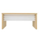 Ver imagem 3 de Jogo Escritório Completo Maidstone Carvalho Branco