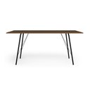 Ver imagem 3 de Mesa Sala de Jantar Paraty Preto 140x80cm Tampo Amêndoa - Cor: Preto