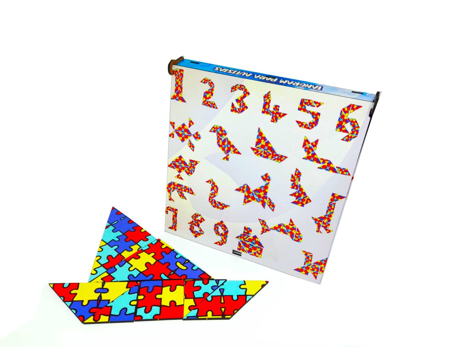 Jogo quebra cabeca puzzle kids motos 100 pcs toia