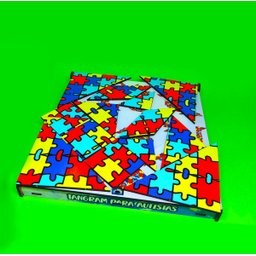 Tangram Jogo Colorido Cognitivo para Autistas Coleção TEA e Amor - 6