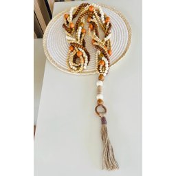 Colar Decorativo Mesa Grande 1,07cm Elen Laranja - 1