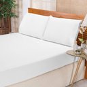 Ver imagem 1 de Jogo de Cama Ponto Palito Percal 180 Fios Elegance Solteiro 02 Peças - Branco