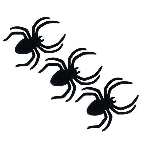 Aranha Hallowen Kit 3 Uni Festa Decoraçao Dia Das Bruxas Horripilante Susto Pegadinha Tarantula Camu