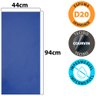 Kit 2 Colchonete 94x44x3 Academia Tapete Yoga de Espuma D20 - 2