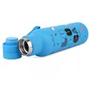 Ver imagem 3 de Garrafa Squeeze Termica Luluca Oficial 500ml Inox Azul Lu1006