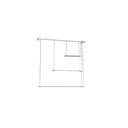 Ver imagem 1 de Prateleira Suspensa Decorativa com Varão e Três Suportes:branco