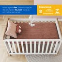Ver imagem 6 de Berco Mini Cama e Comoda 1 Porta e 3 Gavetas Ternura Branco Jequitiba Hp Henn