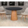 Mesas de Jantar Cone Casa MAD Mesa Cone Preto 90cm - 1