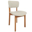 Ver imagem 7 de Cadeira para Sala de Jantar Cozinha Living Estofada Dara L02 Linho Champagne - Lyam Decor