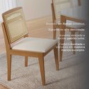 Ver imagem 5 de Conjunto Mesa Madeira Condessa 160x90 6 Cadeiras Marquesa
