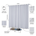 Ver imagem 2 de Cortina Bene Tu - Blackout Corta Luz Siena - 4,00 X 2,50 - Gelo