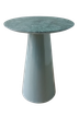 Ver imagem 1 de Mesa Cone Lateral de 51 cm, Tampo em Mármore Verde Guatemala