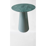 Mesa Cone Lateral de 51 cm, Tampo em Mármore Verde Guatemala - 3