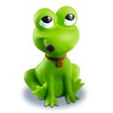 Ver imagem 1 de Brinquedo De Vinil Para Bebê A Partir de 3 Meses - Sapo