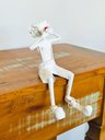 Ver imagem 3 de Escultura Palhaço. Palhaça. Decoração Artesanal. Feita À Mão