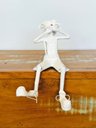 Ver imagem 1 de Escultura Palhaço. Palhaça. Decoração Artesanal. Feita À Mão
