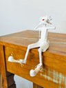 Ver imagem 2 de Escultura Palhaço. Palhaça. Decoração Artesanal. Feita À Mão