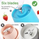Ver imagem 5 de Mixer Garrafa Elétrica Squeeze Mini Liquidificador Vitamina