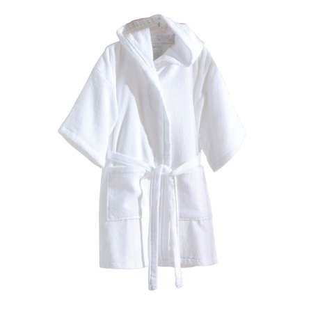 Roupão Infantil Döhler Velour Branco Branco - G