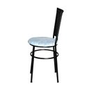 Ver imagem 4 de 6 Cadeiras para Mesa Preta Hawai Preto Assento Floral:floral Gelo