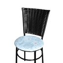 Ver imagem 5 de 6 Cadeiras para Mesa Preta Hawai Preto Assento Floral:floral Gelo
