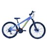 Bicicleta Vikingx Aro 26 Câmbios Importados 21v Aero Azul Laranja - 1