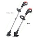 Ver imagem 7 de Cortador Aparador de Grama Planta Gramado Sem Fio Portatil Erva Daninha Galho Jardim Quintal Limpeza