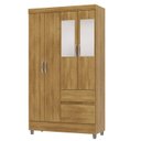 Ver imagem 1 de Guarda Roupa Solteiro 103cm com Espelho Ideal Nature - Vila Rica