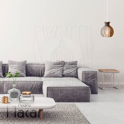 Pendente Luminária Desmontada Nacar Madeira Mdf 3 Unidades Cor:branco - 5