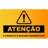 Pendente Luminária Desmontada Nacar Madeira Mdf 3 Unidades Cor:branco - 2