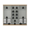 Ver imagem 7 de Guarda-Roupa Casal 6 Portas Monte Carlo Yescasa