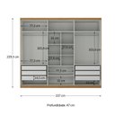 Ver imagem 4 de Guarda-roupa Casal 6 Portas Monte Carlo