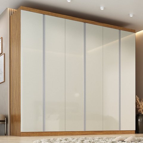 Guarda-roupa Casal 6 Portas Monte Carlo