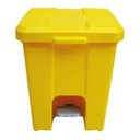 Ver imagem 2 de Cesto Quadrado Com Pedal 15 Litros P15:Amarelo