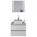 Ver imagem 4 de Armário de Banheiro com Cuba 2 Gavetas Branco Bn3624 - Tecno Mobili