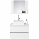 Ver imagem 2 de Conjunto para Banheiro com Gabinete Cuba e Espelheira 60cm BN3624 Branco - Tecno Mobili