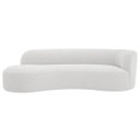 Ver imagem 5 de Divã Recamier Orgânico Tokyo 160cm Lado Esquerdo Bouclé